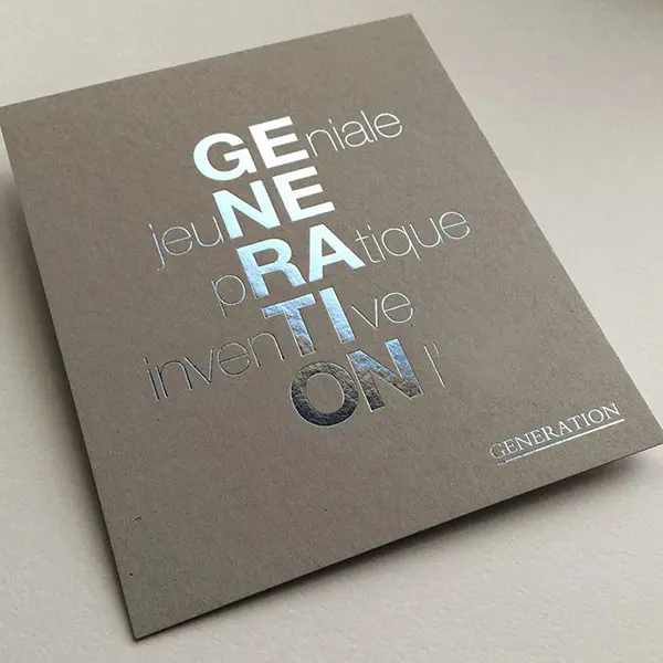 silver foiling